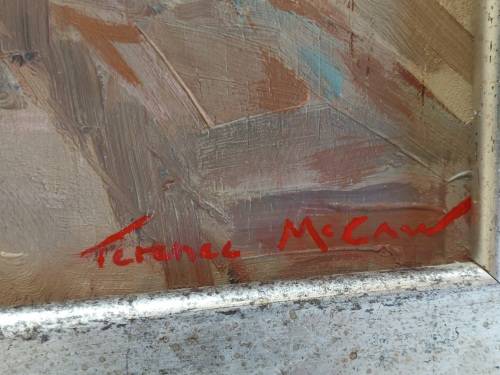 Wow!! Terence McCaw oil on board 380 x 300mm Value R25000