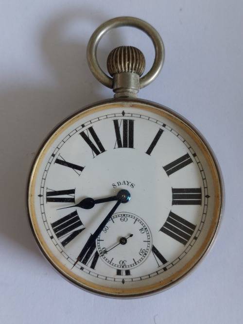 Huge!! Victorian Goliath 8 day pocket watch 100% working Value R4500