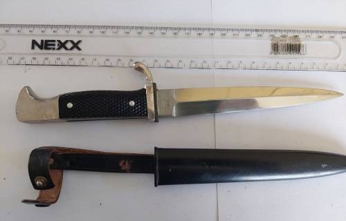 Rare post WW2 German Rehwappen solingen scout youth dagger What a find!!