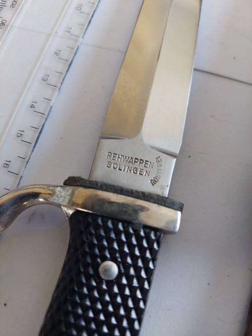 Rare post WW2 German Rehwappen solingen scout youth dagger What a find!!