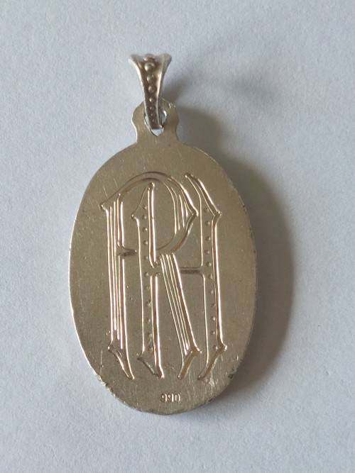 Exceptional!! Art nouveau 990 silver enamel pendant circa 1905,  8,8g