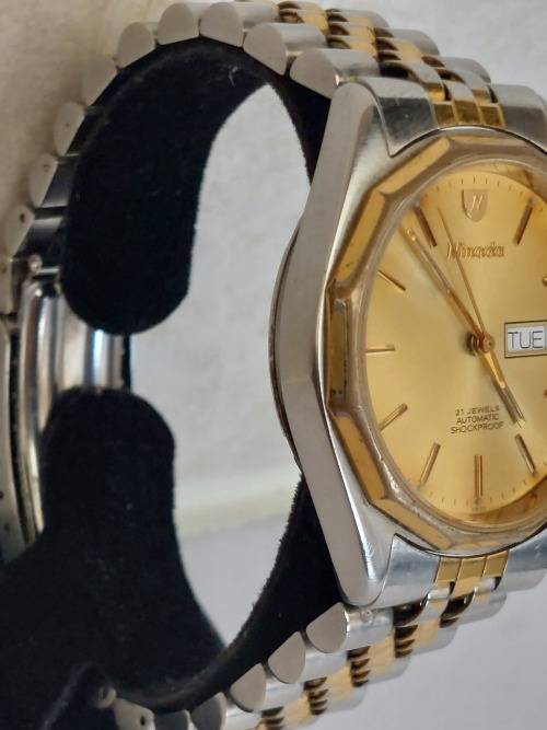Wow!! Vintage Nivada 21 jewel automatic mens watch 100% working