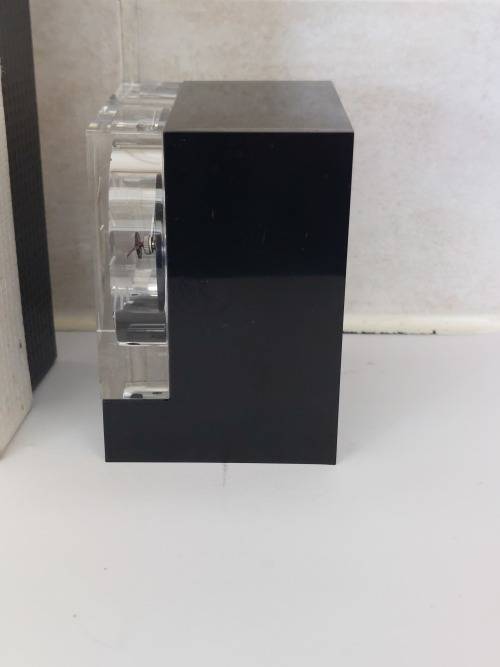 Rare New old stock!! 1970`s AEG bauhaus acrylic desk clock in box wow!!