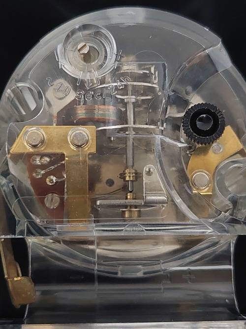 Rare New old stock!! 1970`s AEG bauhaus acrylic desk clock in box wow!!