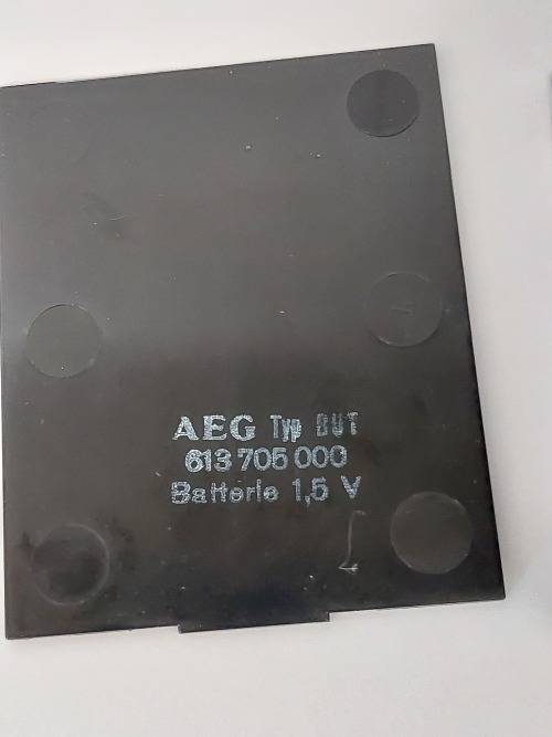 Rare New old stock!! 1970`s AEG bauhaus acrylic desk clock in box wow!!