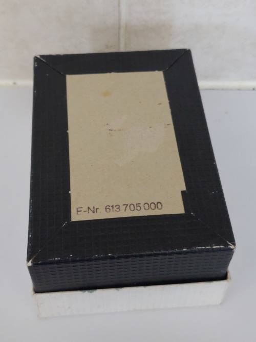 Rare New old stock!! 1970`s AEG bauhaus acrylic desk clock in box wow!!