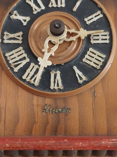 Awesome vintage black forrest Kunec musical clock 100% working!!