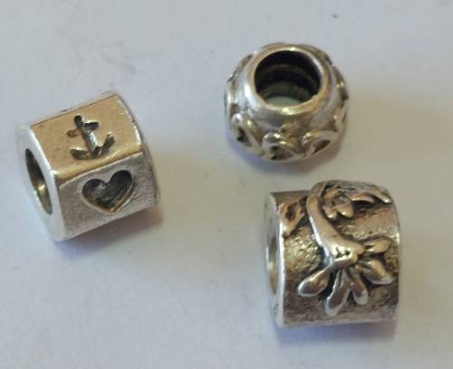 Wow!! 3 x vintage Pandora sterling silver charms 6,4g