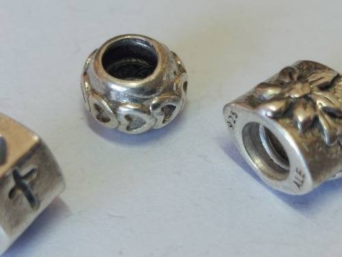 Wow!! 3 x vintage Pandora sterling silver charms 6,4g