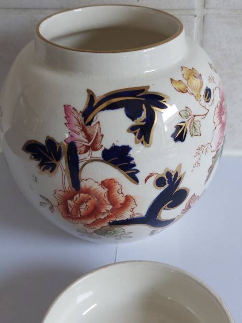 Wow!! 1880`s Mason`s ironstone ginger jar Value R1500