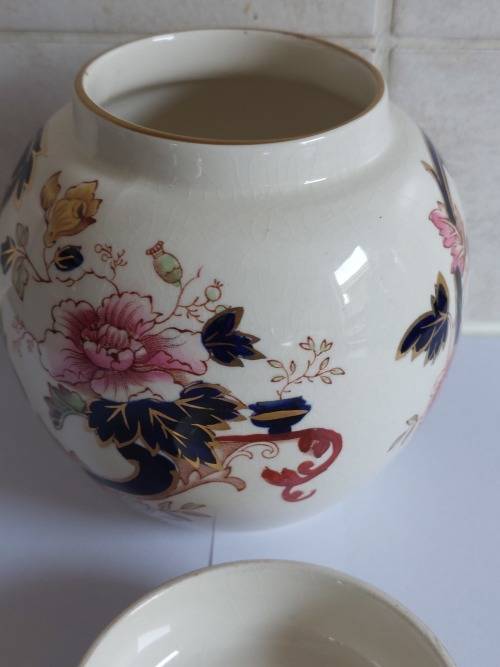 Wow!! 1880`s Mason`s ironstone ginger jar Value R1500