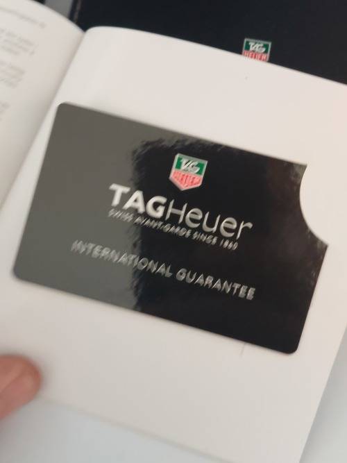 Tag Heuer calibre 17 auto chronograph watch box with papers