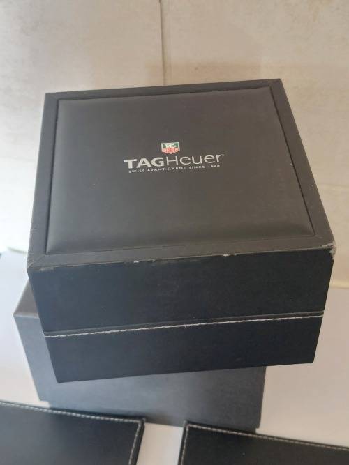 Tag Heuer calibre 17 auto chronograph watch box with papers