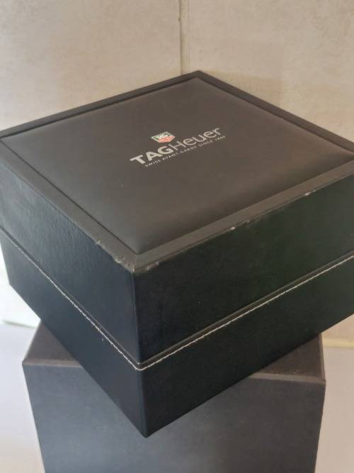 Tag Heuer calibre 17 auto chronograph watch box with papers