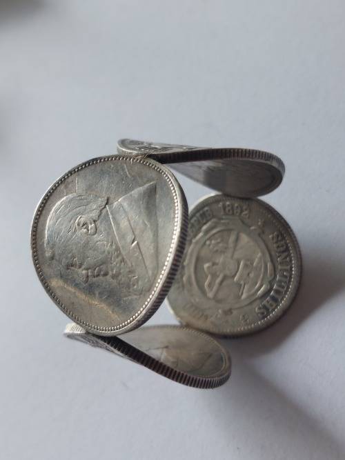 Rare!! Boer war P.O.W kruger 2 shilling silver coin napkin ring 45g Value R3500