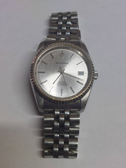Rare Sandoz 25 jewel automatic men`s wristwatch 100% working Value R4500
