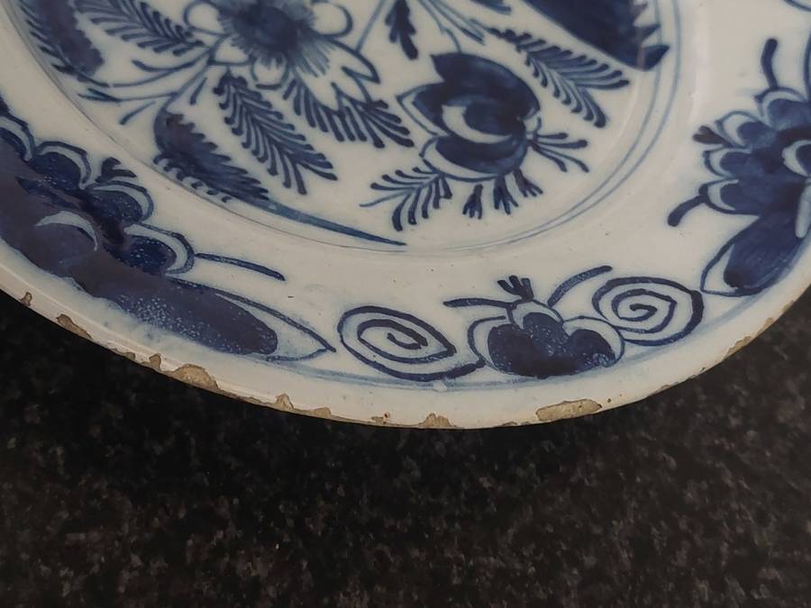 Rare!! 18th century Delft plate circa 1780`s Value R3500