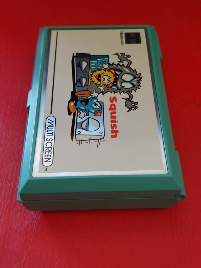 Rare!! 1986 Nintendo Squish game Mint Condition & 100% working!!