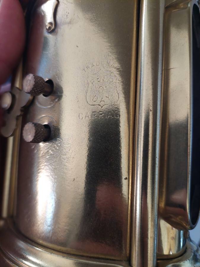 Very Rare!! 1890`s Ansonia Peep O Time Carriage clock 100% working!! Value R3500