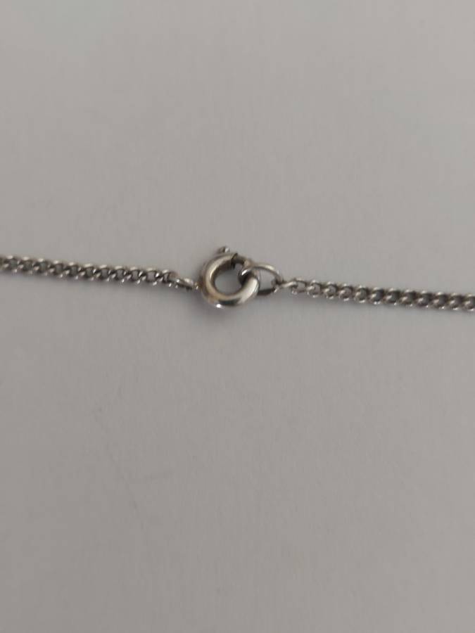Gorgeous 1950`s sterling silver & paste necklace 13,4g wow!!