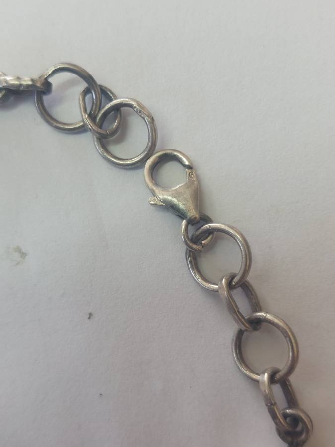 Amazing sterling silver carnelian bracelet 11,6g WOW!!