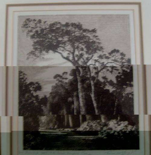 Original Tinus de Jongh signed etching of Knysna