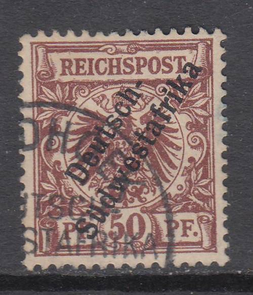 B180101 GSWA Germany South West Africa Sacc 12 1898 VFU