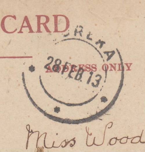 B170522 SMALLEST POST OFFICE in Transvaal 1909 EURIKA see details RR