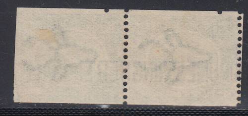 B170611 DOUBLE = ISOLATED PERF from Coil Machine South Africa 1913 coil pair VFU