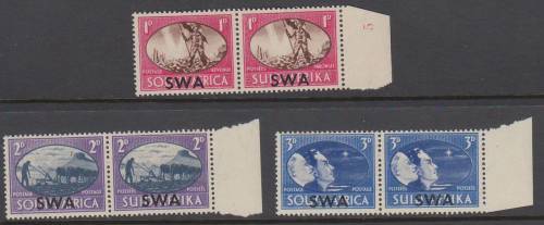 B171031 South West Africa 1945 MNH set