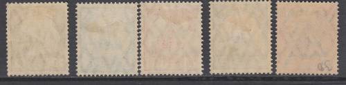 B190601 LOZENGE WMK selection including scarce 30f Germany South West Africa 1906 MH