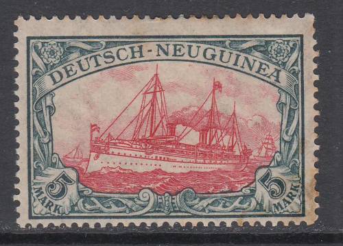 B190701 TOP VALUE = 5 mark Germany New Guinea circa 1906 Occupation issue MH