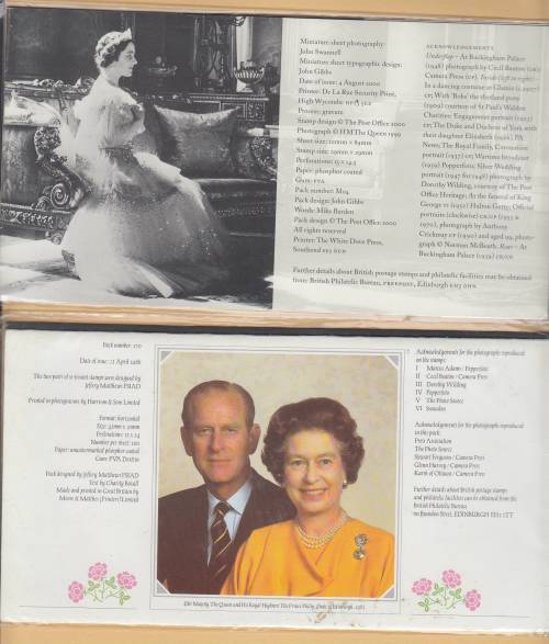 B190801 MNH PRESENTATION packs Great Britain 1986 & 1999