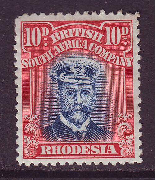 B101216 British South Africa Rhodesia Sacc 270 Blue and Red MH