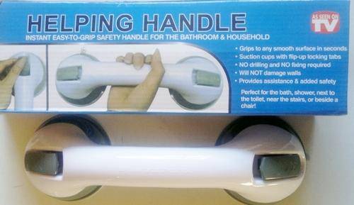 HELPING HANDLE. As seen on TV!!!   Instant easy to grip safety handle for bathroom and household!!!