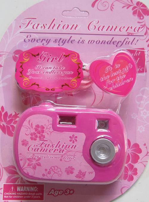 Cute Little Pink Toy camera. With Light and Music!