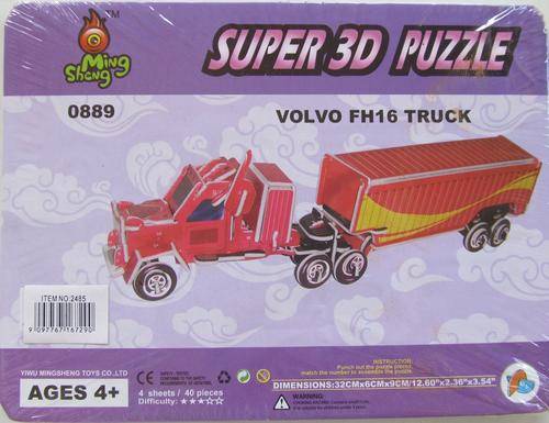 3D Truck Puzzle
