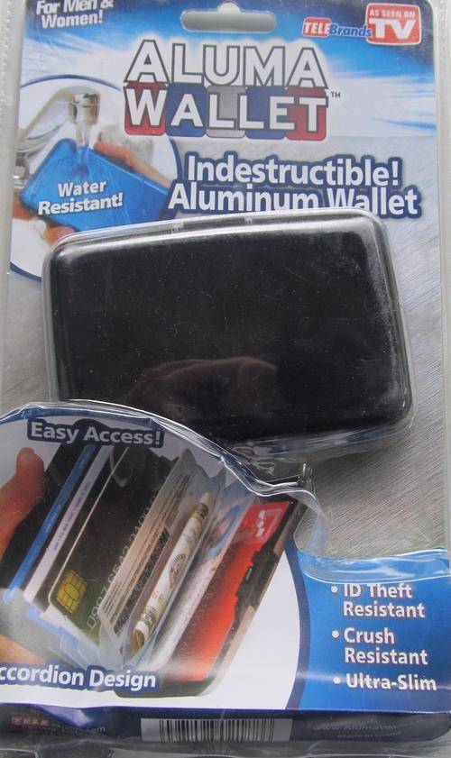 PERFECT GIFT IDEA.  As seen on TV. Aluma Wallet.