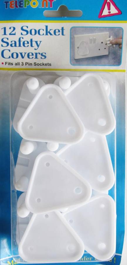 A must for every household. 12 Safety Socket covers