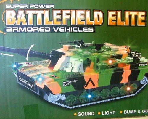 HUGE Battery operated army tank - Affordable shipping options
