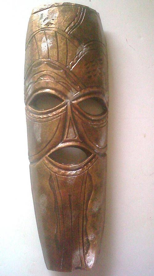 Stunning wooden trible mask