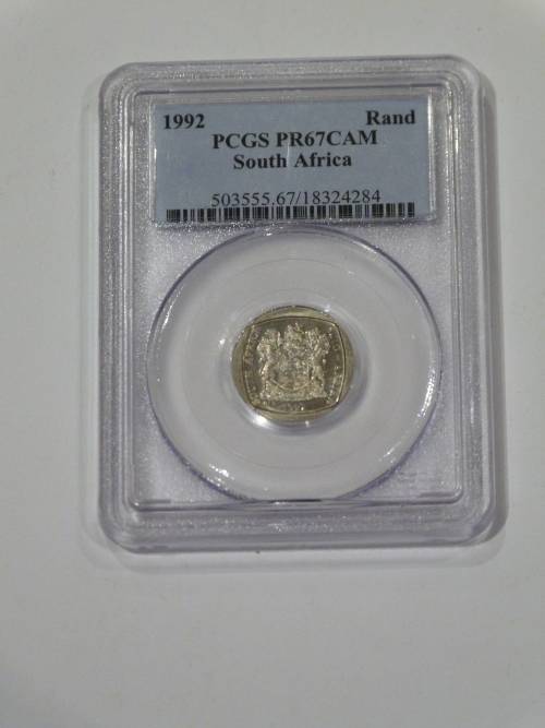 1992 PCGS PROOF 67CAM R1 SOUTH AFRICA