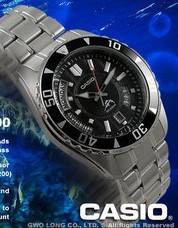 C A s i o   Ultra classic design swordfish dive  MEN'S WATCH MDV-103D-1AV