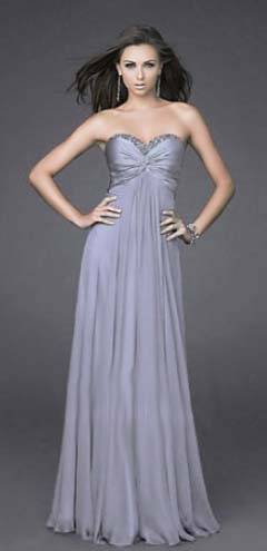 ON SALE! **SILVER GREY** Party Matric Bridesmaid Formal Gown Dress - Set Sizes - FREE SHIPPING