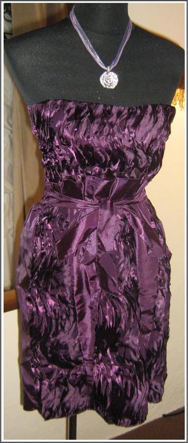 **IN STOCK** NEW Party Cocktail Dress 34 M Purple - FREE SHIPPING