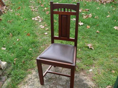 6 x Burmese Teak dining room chairs