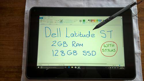 10.1" DELL Latitude ST - Windows 10 Tablet with Stylus