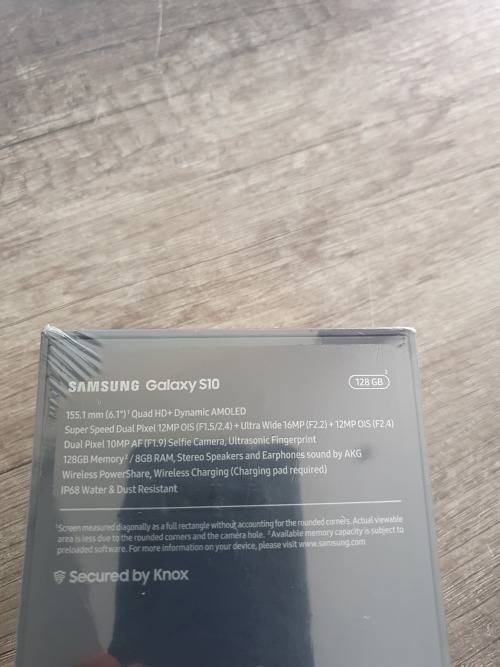 2 xSAMSUNG GALAXY S10 128GB -  PRISM GREEN - SM-G973F - BRAND NEW - FOR AYESHABHAMJEE