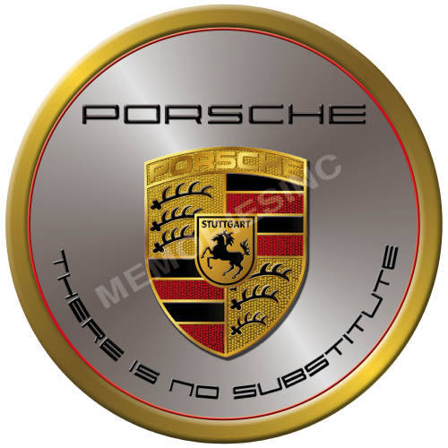 Porsche - Round Magnet