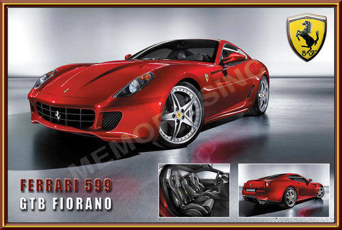 Ferrari 599 GTB Fiorano - Classic Metal Sign